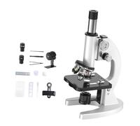 ＡＷＨＡＯ Microscopio para niños con luz, Laboratorio estudiantil, Escuela Secundaria, para Principiantes, Regalos navideños, Kit de Ciencia, Juguete Educativo