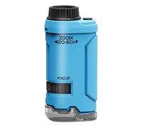 Microscopio para niños, microscopio de aumento de 60 x 120 x, microscopio educativo para niños, juguete de ciencia STEM, microscopio para estudiantes, herramienta de aprendizaje óptico, kit de ciencia