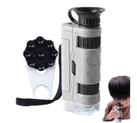Microscopio para niños, Microscopio de bolsillo para niños - Microscopio de aumento de cámara 100x - explore el aire libre sin esfuerzo con este microscopio de bolsillo diseñado para facilitar el