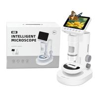 Microscopio para Niños, Principiantes y Adultos,Microscopio Infantil Portátil Que Puede Hacer Fotos y Vídeos,Experimentos para Niños a Partir de 6 Años,Regalo Infantil Ideal,con Tarjeta SD