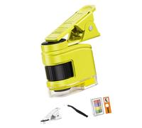 Microscopio portátil ABS para niños con compatibilidad con smartphone y alto aumento para herramienta Discovery Adventure