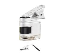 Microscopio portátil ABS para niños con compatibilidad con smartphone y alto aumento para herramienta Discovery Adventure