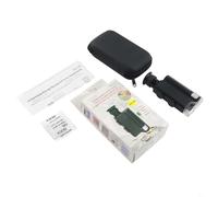 Microscopio portátil de piedras preciosas con aumento de 200X-240x y luz UV integrada para inspección de joyas, identificación de gemas, evaluación y visualización sobre la marcha