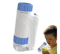 Microscopio portátil para | Lupa de bolsillo de laboratorio 60-120X con LED, con iluminación LED y transporte fácil | para estudios y actividades al aire libre o en casa para niñas y niños