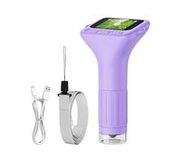 Microscopio Portátil Para Niños | 1000X Juguete Científico STEM - Mini Microscopio Digital, Para Niños, Estudiantes, Maestros, Formación en el Hogar, Aficionados De La Ciencia, Escuela Y Aprendizaje
