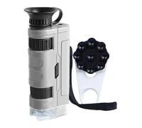 Microscopio Portátil para Niños - 100X Aumento,Microscopio Portátil | Aprendizaje Científico Educativo para Exploración Al Aire Libre Estudio De La Naturaleza Proyectos De Aula