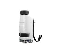 Microscopio portátil para niños, herramienta educativa con gran aumento de potencia para aprendizaje de ciencias, desarrollo de curiosidad, microscopio ABS