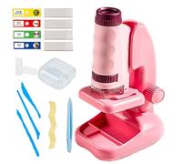 Microscopio Portátil para Niños - Juego Educativo con Lente De Aumento 60X A 180X | Juguete De Aprendizaje Temprano para Niños De 2+ Años