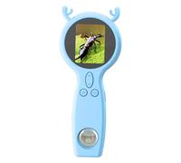 Microscopio portátil para niños, lupa digital portátil 50X, lupa multifuncional de dos lentes, soporta toma de fotos y videos, para educación STEM, descubrimiento de niños