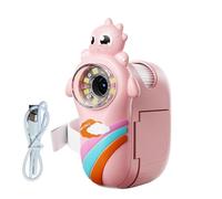 Microscopio portátil para niños,Microscopio para niños | Digital de dibujos animados con aumento 1000X con 8 LED - Pantalla LCD de 2 pulgadas Bonito alcance de descubrimiento de dinos