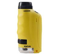 Microscopio portátil para niños,Microscopio portátil para principiantes para niños 120X | Kits de ciencias educativas, proyectos STEM y juguetes científicos, para aprender, educar y explorar, microsco