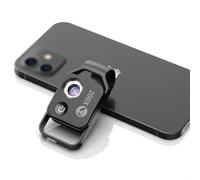 Microscopio portátil para teléfono móvil 200X con LED y macro de clip universal, microscopio de teléfono celular, lente de aumento de joyería de identificación HD, compatible con la mayoría de