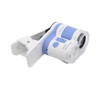 Microscopio profesional con 100 veces de doble luz tipo ABS dispositivo para actividades educativas al aire libre, lupa de mano ABS con luz LED