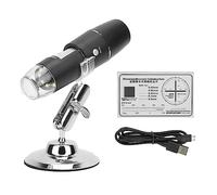 Microscopio USB Digital, 0x-1000X Microscopio de Bolsillo de Microscopio Móvil LED con Función WiFi de Soporte Ajustable