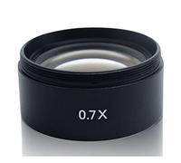 Microscopio WD120 WD160 WD30 0.3X 0.5X 0.7X 0.75x 1x 1.5X 2X Microscopio estéreo trinocular, Lente Auxiliar del Objetivo de 48 mm de Hilo(0.7X)