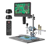 Microscopios Industriales Microscopio Digital Trinocular 2000X 10,1 ''2160P HDMI For Soldadura PCB/SMD For Reparación De Relojes Teléfono Calidad De Imagen NíTida