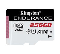 MicroSD Kingston High Endurance 256GB UHS-I U1 Clase 10 A1 Resistente IPX7 Blanco-Negro