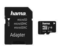 microSDHC 32GB clase 10 UHS-I 80 MB/s + adaptación./foto blanca