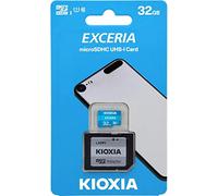 MicroSDHC EXCERIA - Grabación de vídeo de alta velocidad UHS-I CLASS10 KIOXIA Full HD, 32 GB, con adaptador SD dedicado