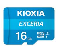 MicroSDHC EXCERIA - Grabación de vídeo de alta velocidad UHS-I CLASS10 KIOXIA Full HD, de 16 GB, con adaptador SD dedicado