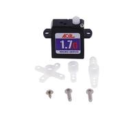 Microservo de 1,7g, 0.075KG, 0,05 segundos, velocidad rápida, enchufe JST Digital sin núcleo for mejorar aviones de espuma, Avión de lanzamiento manual MiniZ