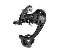 microSHIFT MarvoLT M46 - Desviador Trasero, 8 y 9 velocidades, Jaula Larga, Color Negro
