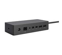 Microsoft 1661 estación dock para móvil Tableta Negro - Estaciones dock para móviles (Tableta, Microsoft, Surface Pro 3 Surface Pro 4 Surface Book, Negro, Microsoft Surface Connector, 130 mm)