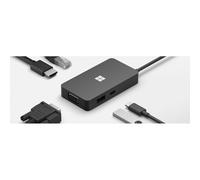 Microsoft - 1E4-00003 base para portátil y replicador de puertos Negro