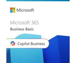 Microsoft 365 Business Basic and Microsoft 365 Copilot Business - suscripción anual (1 año)