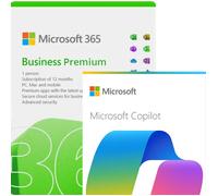 Microsoft 365 Business Premium + Copilot Business | Suscripcin anual | 1 Usuario | 15 Dispositivos