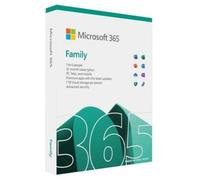 Microsoft 365 Family Medialess 1 Year Subscription 6 Users - Retail Boxed Fy25h2