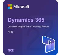 Microsoft Dynamics 365 Customer Insights Data T3 Unified People - NPO (NCE)