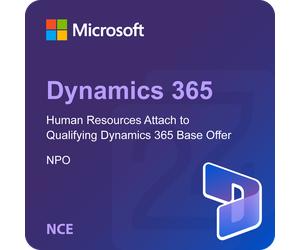 Microsoft Dynamics 365 Human Resources Attach to Qualifying Dynamics 365 Base Offer - NPO (NCE)