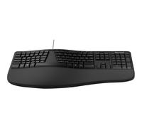 Microsoft Ergonomic teclado USB AZERTY Belga Negro