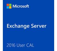 Microsoft Microsoft Exchange Server 2016 User CAL Licencia de acceso de usuario estándar que permite a un colaborador acceder legalmente a los servicios de