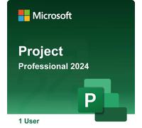Microsoft Microsoft Project Standard 2024 Licencia para 1 PC Software de gestión de proyectos para un ordenador con planificación automática de plazos,