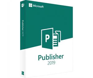 Microsoft Microsoft Publisher 2019 Licencia Perpetua OLP Software de autoedición Microsoft Publisher 2019 para crear materiales de comunicación profesionales de