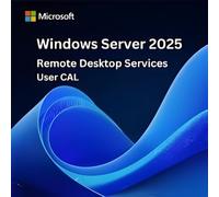 Microsoft Microsoft Remote Desktop Services CAL user 2025 Licencia Digital Reacondicionada Licencia de acceso basada en usuario para Servicios de Escritorio