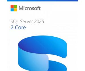 Microsoft Microsoft SQL Server 2025 Standard 2 Core Potente software de bases de datos SQL con soporte de IA integrado, alta seguridad y rendimiento escalable