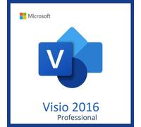 Microsoft Microsoft Visio 2016 Professional Licencia Digital Reacondiconada Software profesional para crear diagramas y visualizaciones empresariales, ideal
