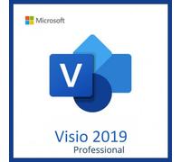 Microsoft Microsoft Visio 2019 Professional Licencia Digital Reacondicionada Software profesional para crear diagramas detallados y representaciones visuales de