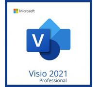 Microsoft Microsoft Visio 2021 Professional Licencia Digital Reacondicionada Software profesional para la creación de diagramas avanzados, diseñado para