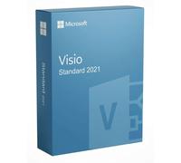 Microsoft Microsoft Visio 2021 Standard Licencia Digital Reacondicionada Potente software de diagramas para empresas que permite visualizar procesos,