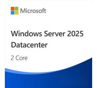 Microsoft Microsoft Windows Server 2025 Datacenter 2 Core Licencia Digital Reacondicionada Licencia Datacenter de Windows Server 2025 por 2 cores, pensada para