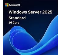 Microsoft Microsoft Windows Server 2025 Standard 16 Core Licencia de 16 núcleos para Windows Server 2025 Standard en el modelo CSP, diseñada para servidores
