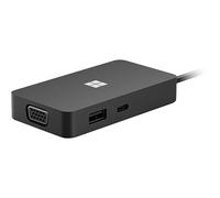 Microsoft 1E4-00002 base para portátil y replicador de puertos Negro