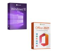 Microsoft Office 2021 Professional Plus + Microsoft Windows 10 Professional Licencia para 3 PC