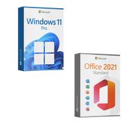 Microsoft Office 2021 Standard + Microsoft Windows 11 Pro licencia para 3 PC