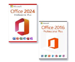 Microsoft Office 2024 Professional Plus + Microsoft Office 2016 Professional Plus para 3 PC