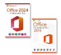 Microsoft Office 2024 Professional Plus + Microsoft Office 2019 Professional Plus Licencia para 3 PC